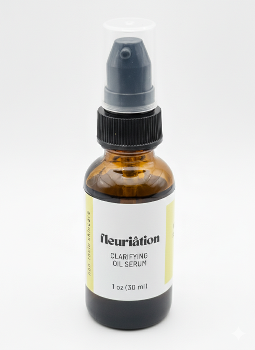 Balance + Clarify Facial Oil Serum with Tea Tree by Fleuriation