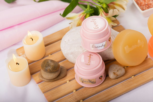 Natural baby soap with shea butter and marshmallow root