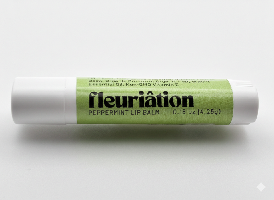 Purely Hydrating Herbal Lip Balm by Fleuriation