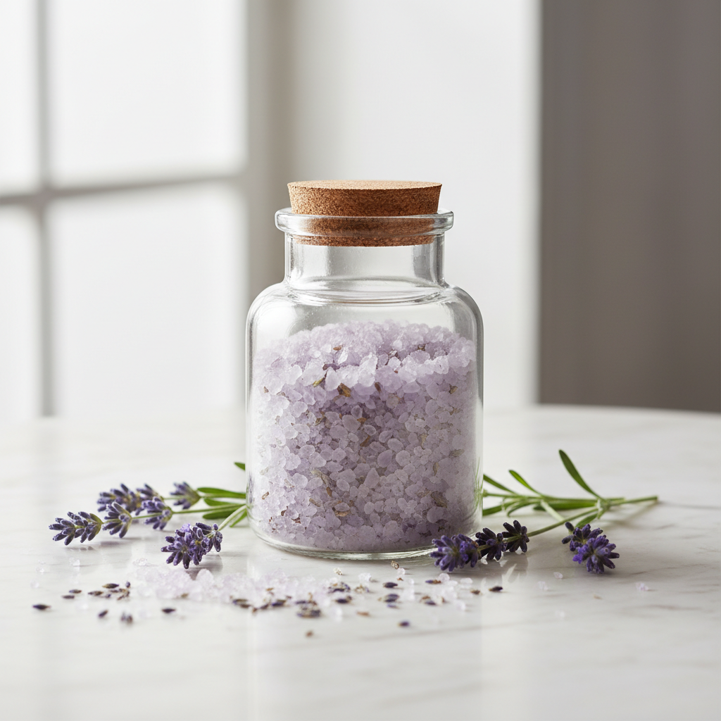 Relaxation Bath Salt Soak by Fleuriation with lavender and chamomile